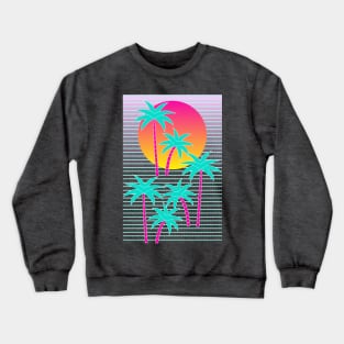 Hello Miami Sunset Crewneck Sweatshirt